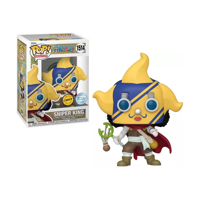 ONE PIECE - POP Animation N° 1514 - Sniper King avec Chase 