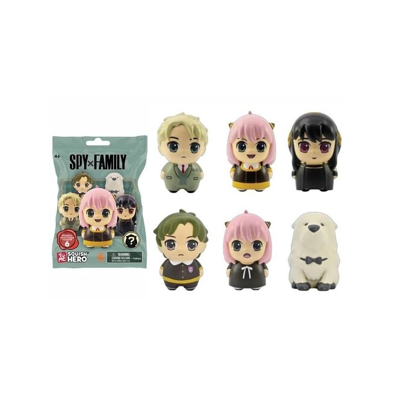 SPY X FAMILY - Squish Hero - Assortiment 12 Figurines 7.6cm 