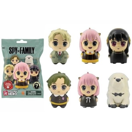 SPY X FAMILY - Squish Hero - Assortiment 12 Figurines 7.6cm 