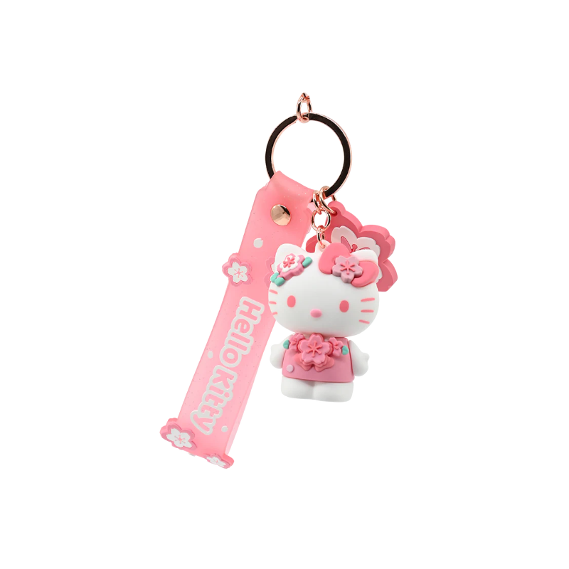 HELLO KITTY - Sakura Series - Assortiment 12 Porte-Clés 15.5cm 