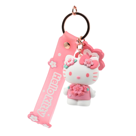 HELLO KITTY - Sakura Series - Assortiment 12 Porte-Clés 15.5cm 