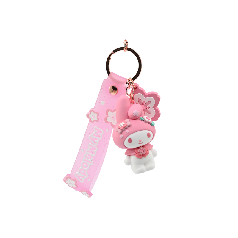 HELLO KITTY - Sakura Series - Assortiment 12 Porte-Clés 15.5cm 