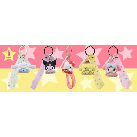 HELLO KITTY - Donuts Series - Assortiment 12 Porte-Clés 15.5cm 