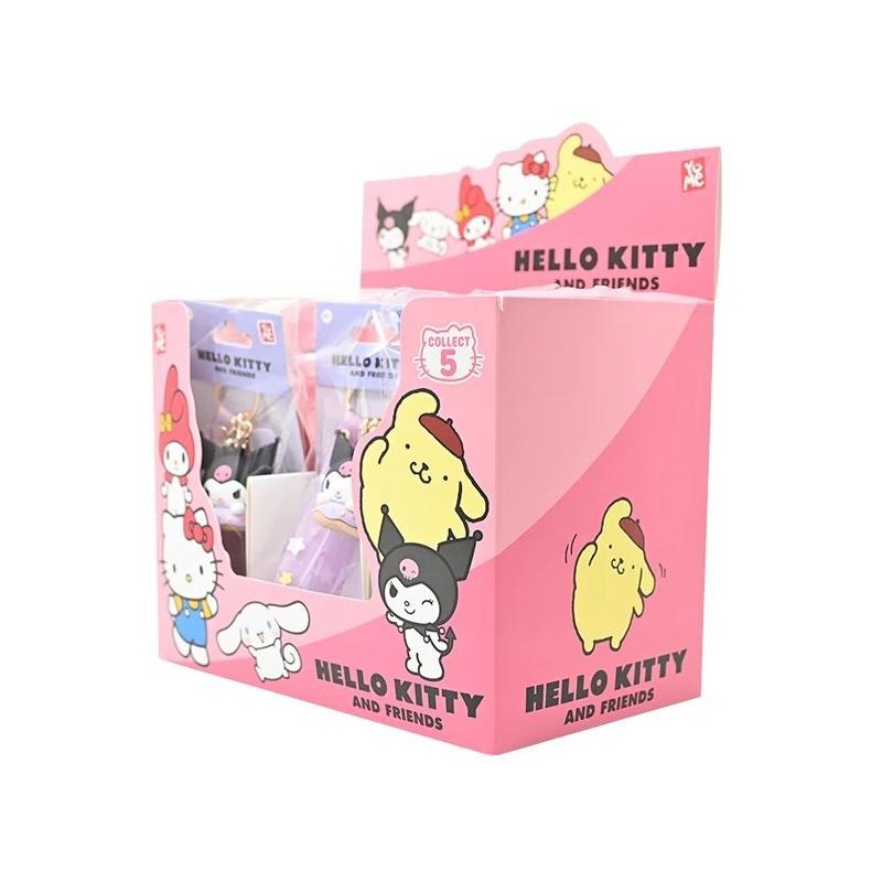 HELLO KITTY - Donuts Series - Assortiment 12 Porte-Clés 15.5cm 
