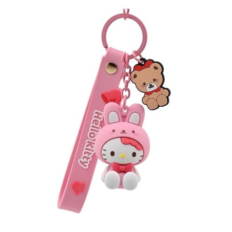 HELLO KITTY - Animals Series - Assortiment 12 Porte-Clés 15.5cm 