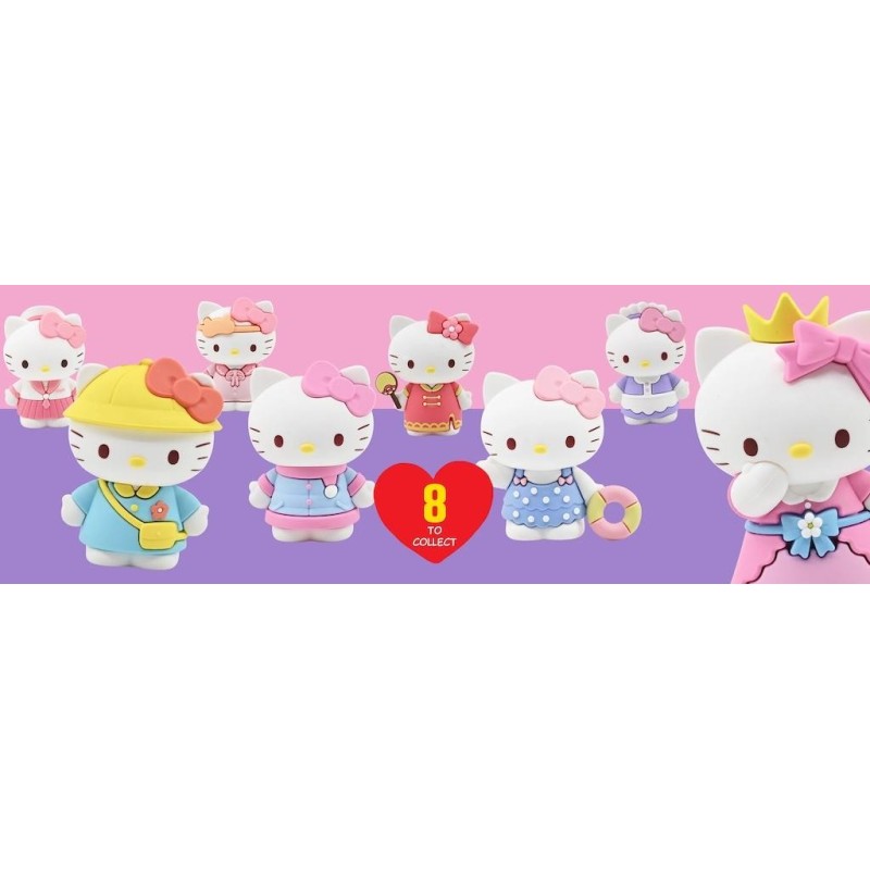 HELLO KITTY - Dress-Up Series - Assortiment 12 Fig. 5.36cm 
