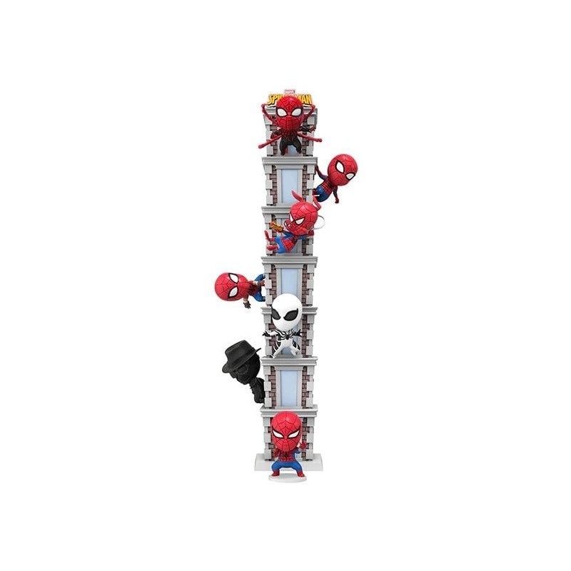 SPIDER-MAN - Tower Series - Assortiment 12 Figurines 8cm 