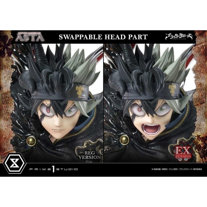 BLACK CLOVER - Asta "Exclusive Bonus" - Statue Masterline Series 50cm 