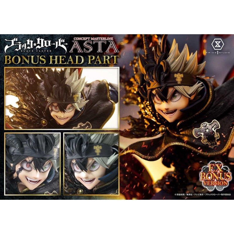 BLACK CLOVER - Asta "Exclusive Bonus" - Statue Masterline Series 50cm 