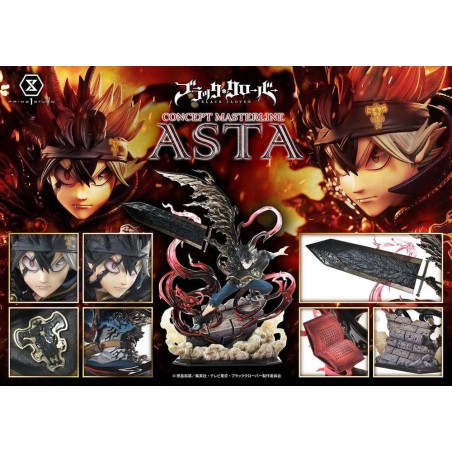 BLACK CLOVER - Asta "Exclusive Bonus" - Statue Masterline Series 50cm 