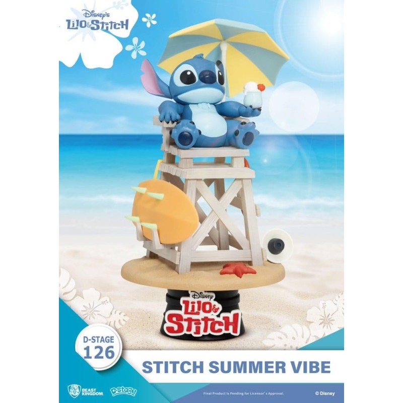 LILO & STITCH - Stitch Summer Vibe - Diorama D-Stage 16.4cm 
