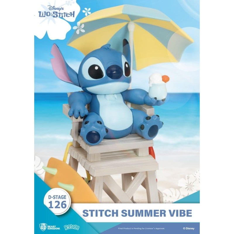 LILO & STITCH - Stitch Summer Vibe - Diorama D-Stage 16.4cm 