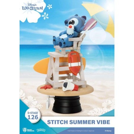 LILO & STITCH - Stitch Summer Vibe - Diorama D-Stage 16.4cm 