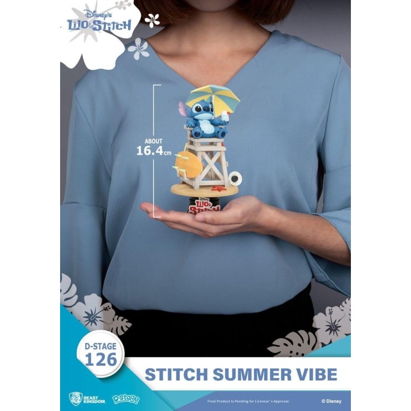 LILO & STITCH - Stitch Summer Vibe - Diorama D-Stage 16.4cm 