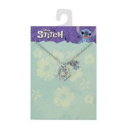STITCH - Flower - Collier en Laiton Plaqué Argent  2