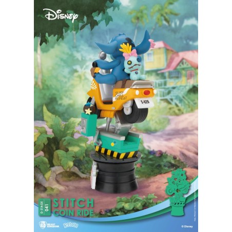 LILO & STITCH - Stitch Coin Ride - Diorama D-Stage 15.5cm 
