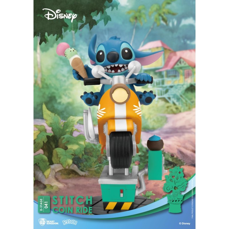 LILO & STITCH - Stitch Coin Ride - Diorama D-Stage 15.5cm 