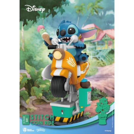 LILO & STITCH - Stitch Coin Ride - Diorama D-Stage 15.5cm 