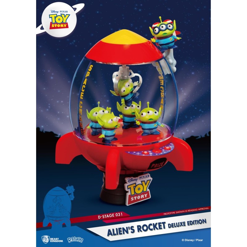 TOY STORY - Alien's Rocket "Deluxe Edition" - Diorama D-Stage 15cm 