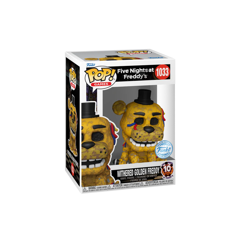 FIVE NIGHTS AT FREDDY'S - POP Gaming N° 1033 - Withered Golden Freedy 
