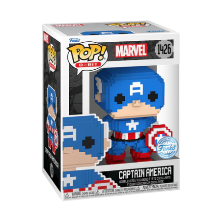 8-BIT - POP Marvel N° 1426 - Captain America 