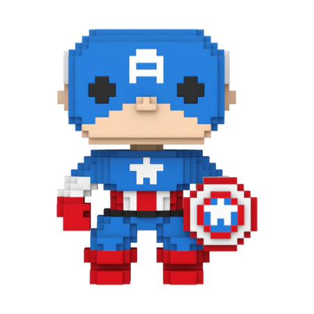 8-BIT - POP Marvel N° 1426 - Captain America 
