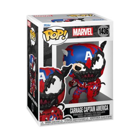 CARNAGEIZED - POP Marvel N° 1436 - Captain America 