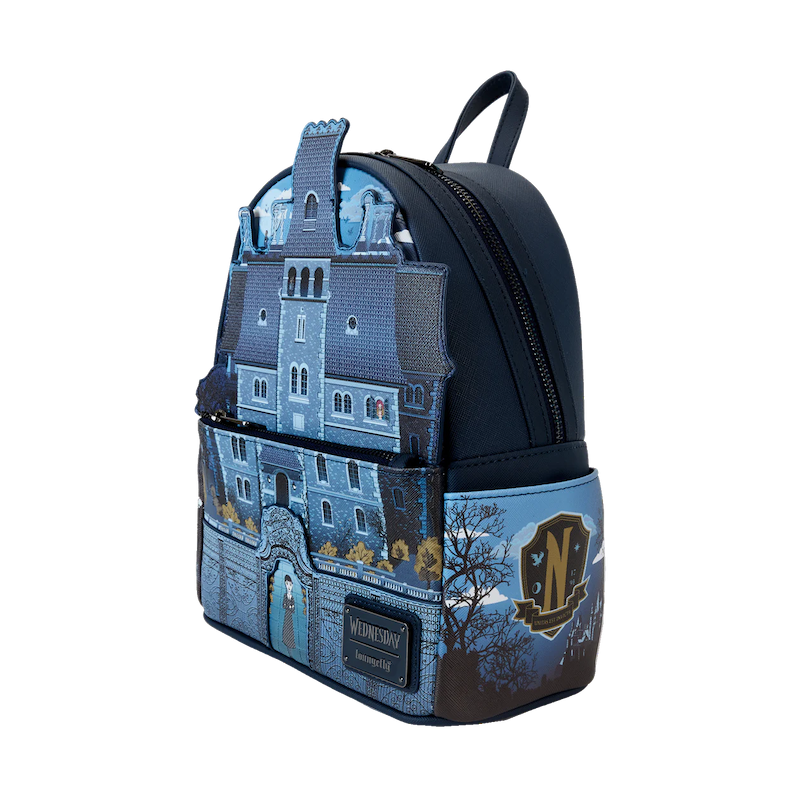 MERCREDI - Nevermore Academy - Mini Sac à Dos LoungeFly 