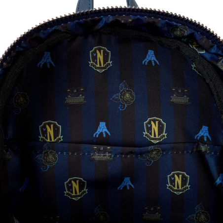 MERCREDI - Nevermore Academy - Mini Sac à Dos LoungeFly 