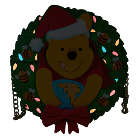 WINNIE L'OURSON - Stuck in Wreath - Sac bandoulière Loungefly 
