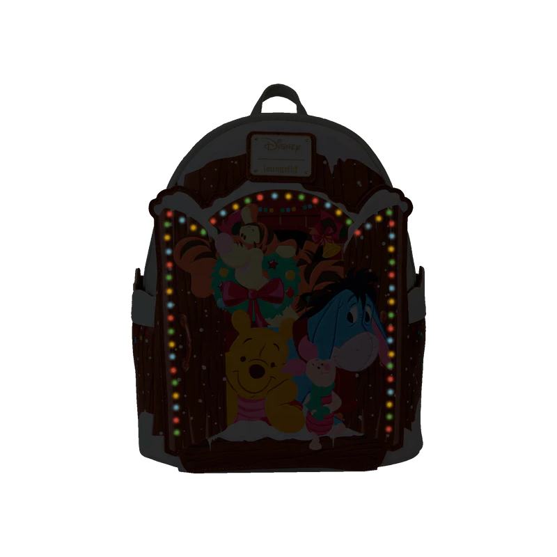 WINNIE L'OURSON - Holiday Scene - Mini Sac à Dos LoungeFly 