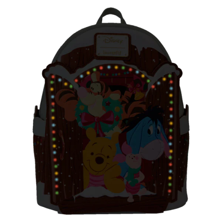 WINNIE L'OURSON - Holiday Scene - Mini Sac à Dos LoungeFly 