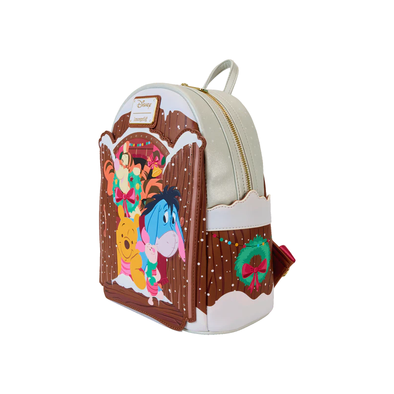 WINNIE L'OURSON - Holiday Scene - Mini Sac à Dos LoungeFly 