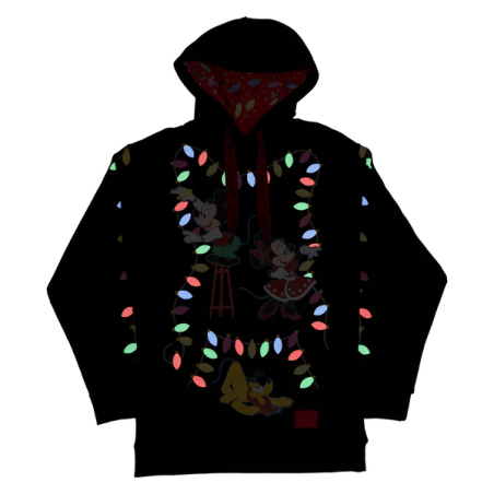 MICKEY - Light up decorations - Hoodie Unisex Loungefly (XL) 
