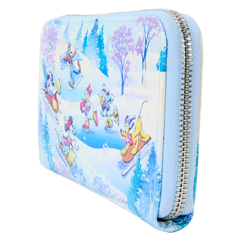 MICKEY & AMIS - Winter Wonderland - Portefeuille LoungeFly 