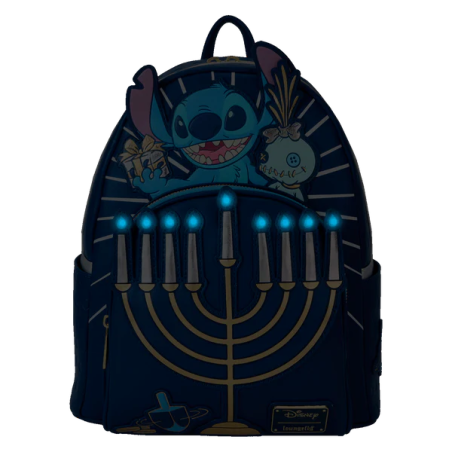LILO & STITCH - Light Up Menorah Sticth - Mini sac à dos Loungefly 