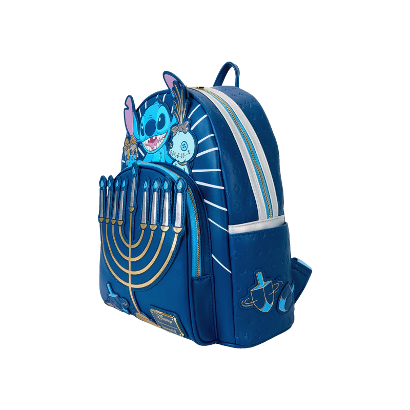 LILO & STITCH - Light Up Menorah Sticth - Mini sac à dos Loungefly 