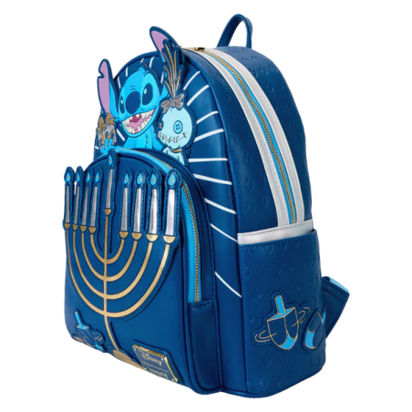 LILO & STITCH - Light Up Menorah Sticth - Mini sac à dos Loungefly 