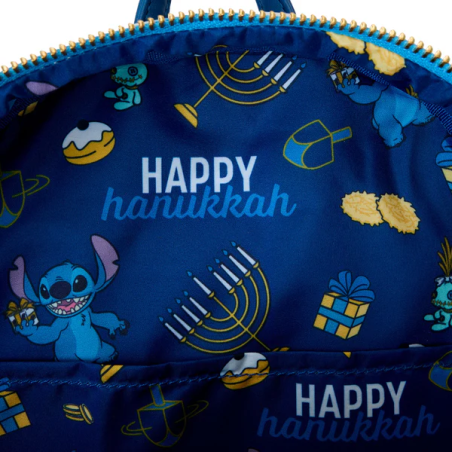 LILO & STITCH - Light Up Menorah Sticth - Mini sac à dos Loungefly 