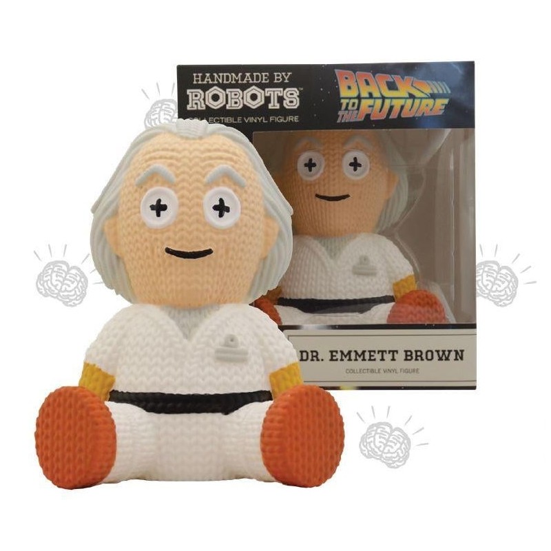 DOC BROWN - Handmade By Robots N°145 Collectible Vinyl Figurine 
