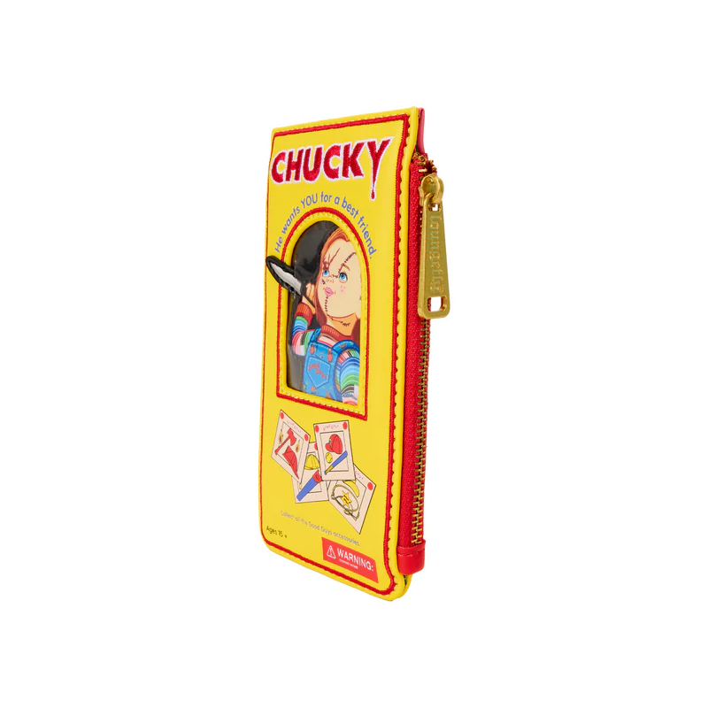 CHILDS PLAY - Boite de Chucky - Porte-carte Loungefly 