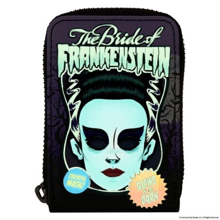 BRIDE OF FRANKENSTEIN - Neon Mask - Portefeuille LoungeFly 
