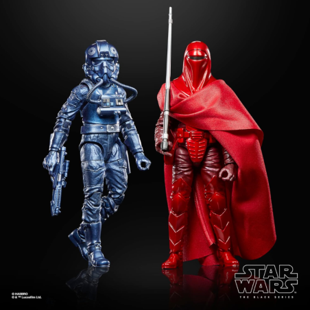 STAR WARS -Garde Empereur & Pilote TIE - Pack 2 Fig. Black Series 15cm 