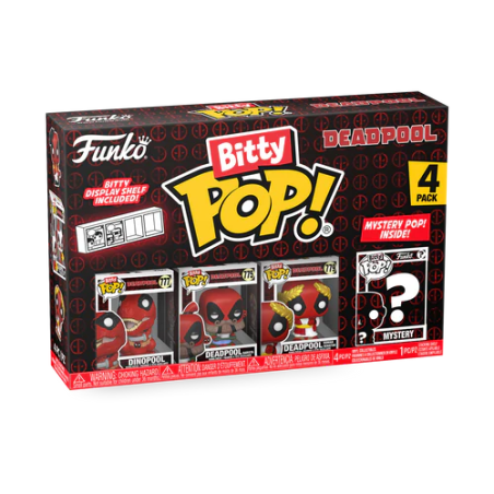 DEADPOOL - Bitty Pop 4 Pack 2.5cm - Dinopool 