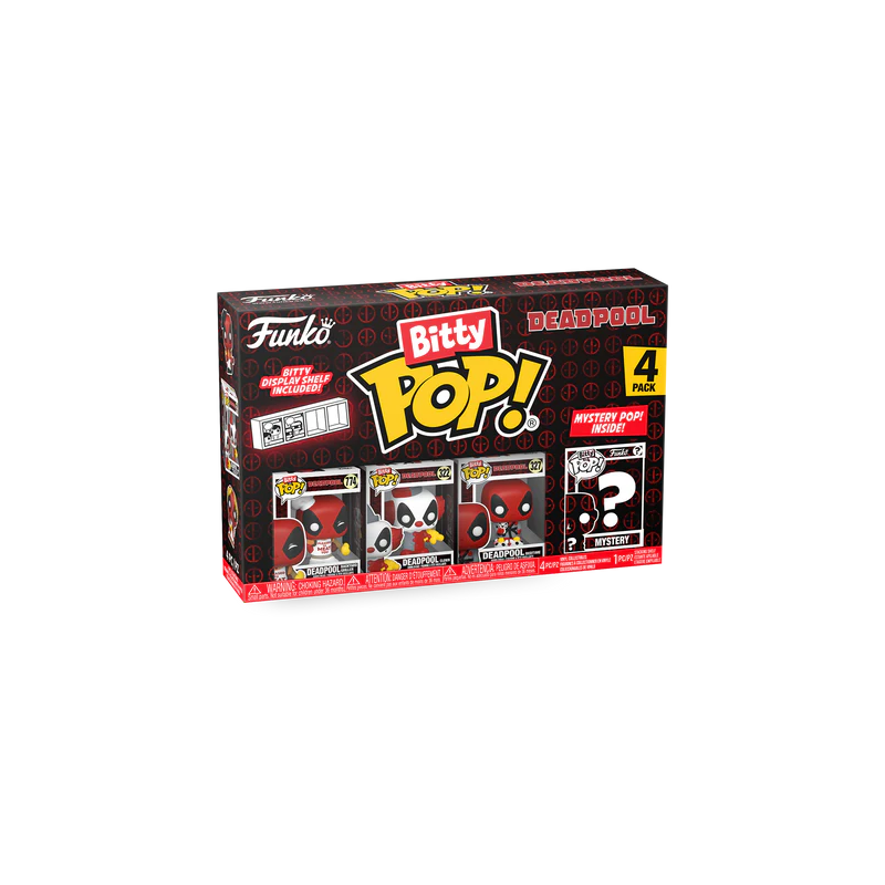 DEADPOOL - Bitty Pop 4 Pack 2.5cm - BBQ Master 