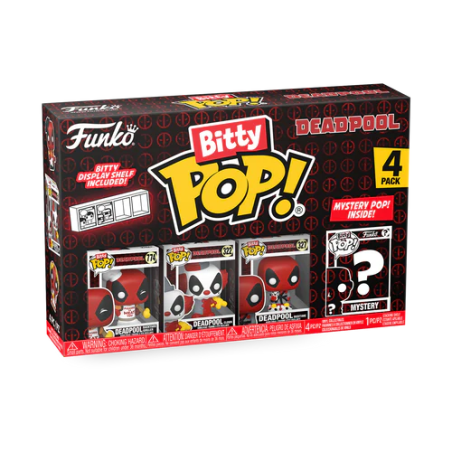 DEADPOOL - Bitty Pop 4 Pack 2.5cm - BBQ Master 