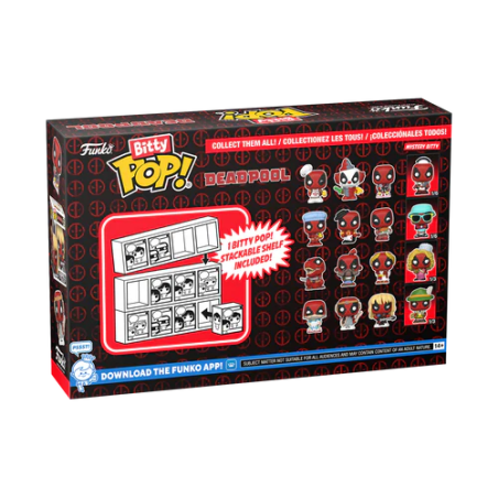 DEADPOOL - Bitty Pop 4 Pack 2.5cm - BBQ Master 