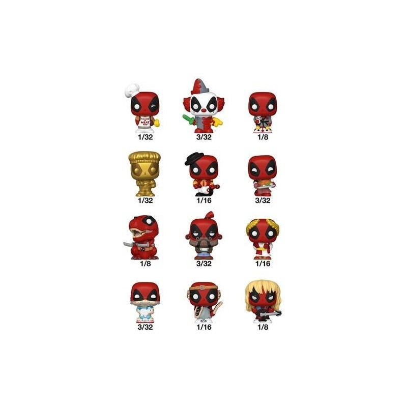 DEADPOOL - Mystery Bitty Pop (Box 32 pieces) 