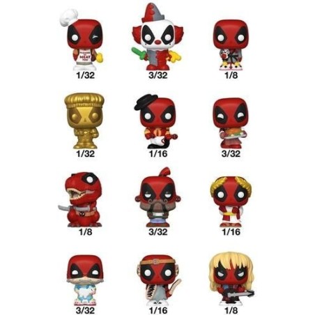 DEADPOOL - Mystery Bitty Pop (Box 32 pieces) 