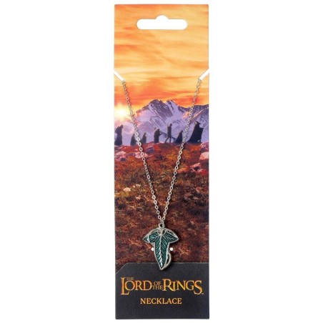 LE SEIGNEUR DES ANNEAUX - Feuille de Lorien - Collier 